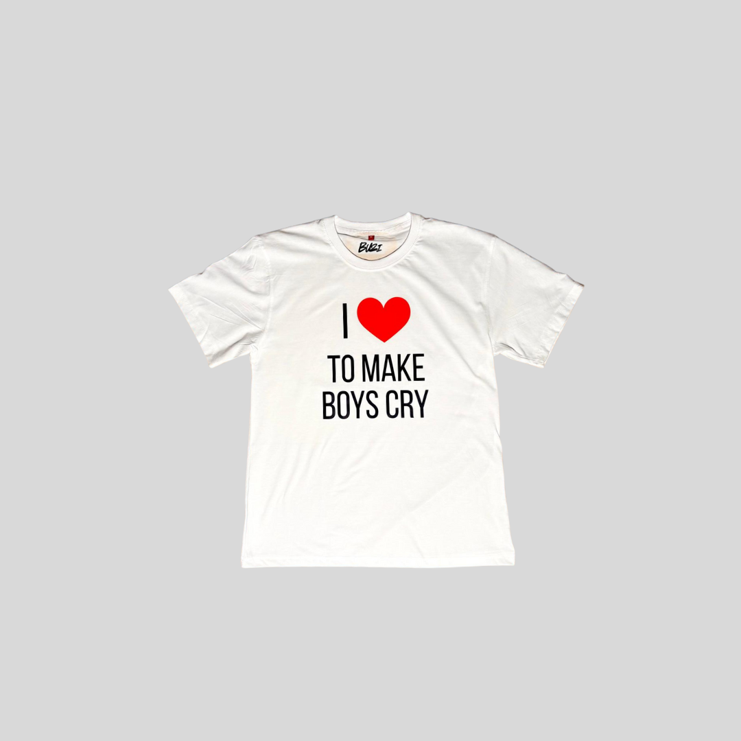 I Love To Make Boys Cry Oversized T-shirt