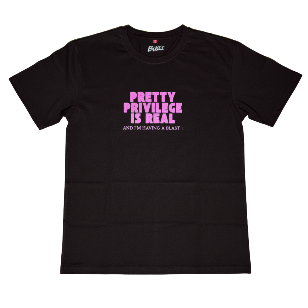Pretty Privilege is Real Oversized T-Shirt