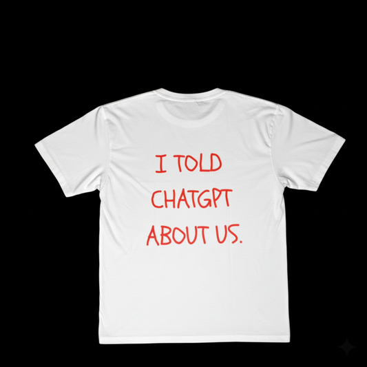 I Told ChatGPT About Us Oversized T-shirt
