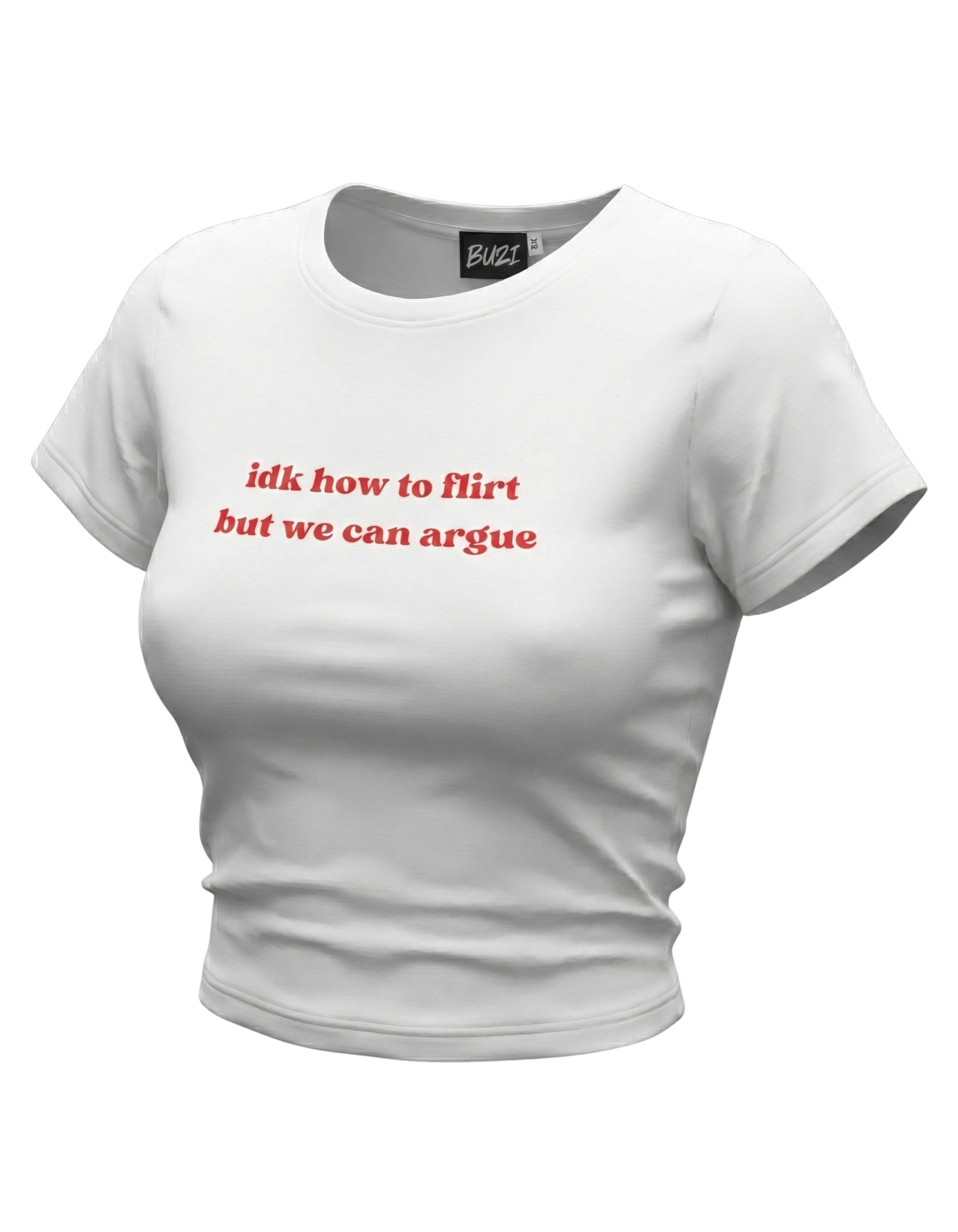 Idk How to Flirt But We Can Argue Baby Tee