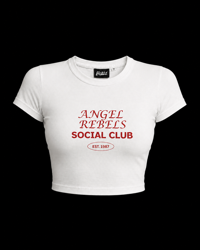 Angel Rebels Social Club Baby Tee