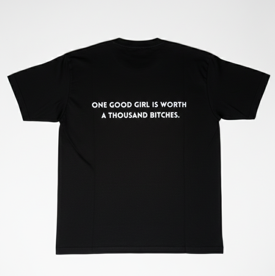 One Good Girl Is Worth A Thousand Bitches OverSized Unisex T-Shirt