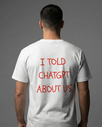 I Told ChatGPT About Us Oversized T-shirt