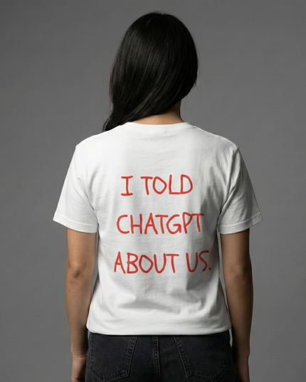 I Told ChatGPT About Us Oversized T-shirt