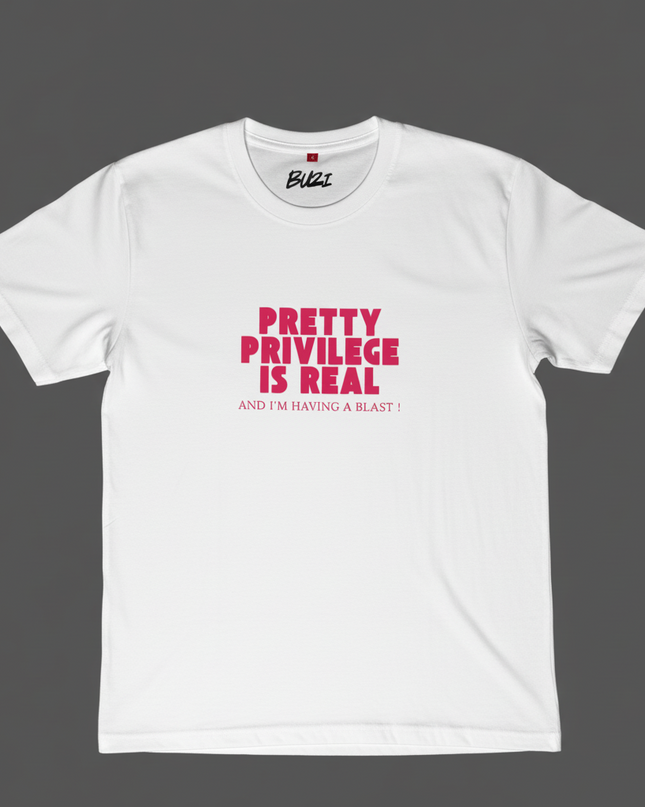 Pretty Privilege is Real Oversized T-Shirt
