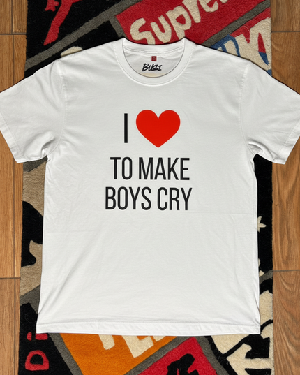 I Love To Make Boys Cry Oversized T-shirt