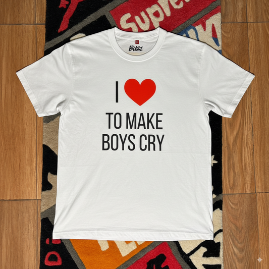 I Love To Make Boys Cry Oversized T-shirt