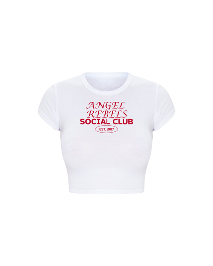 Angel Rebels Social Club Baby Tee