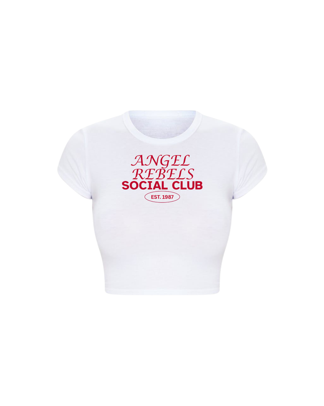 Angel Rebels Social Club Baby Tee