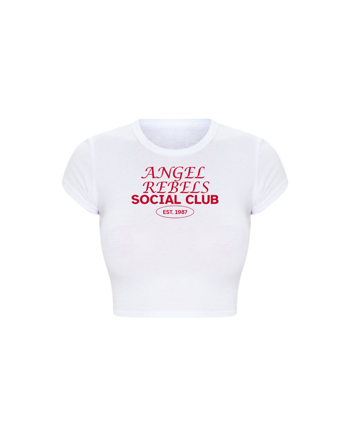 Angel Rebels Social Club Baby Tee