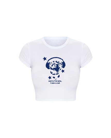 Saw A Cat Baby Tee