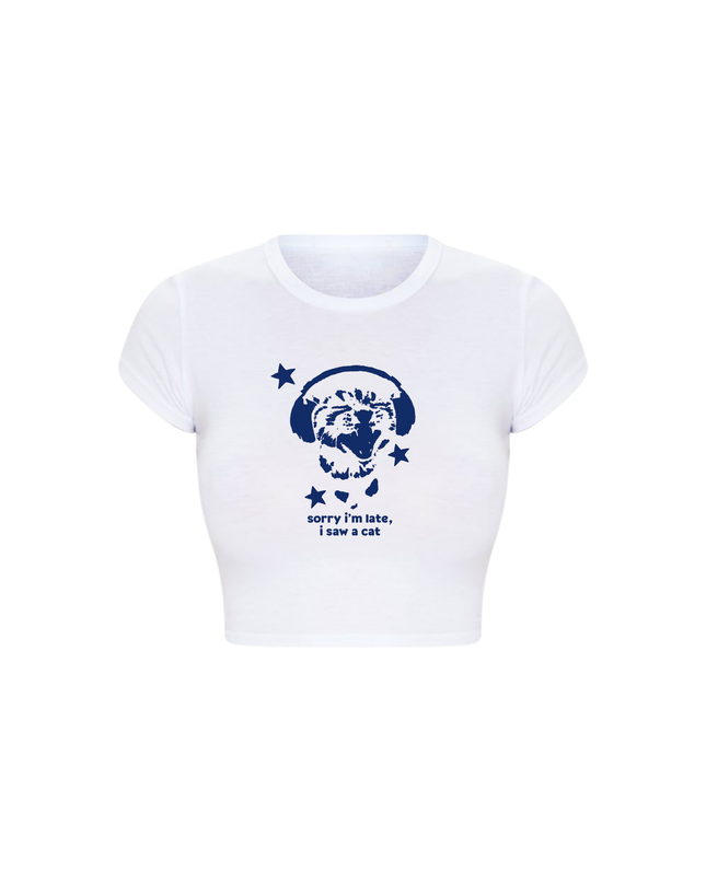Saw A Cat Baby Tee