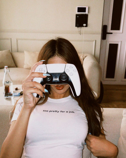 Too Pretty For A Job Baby Tee