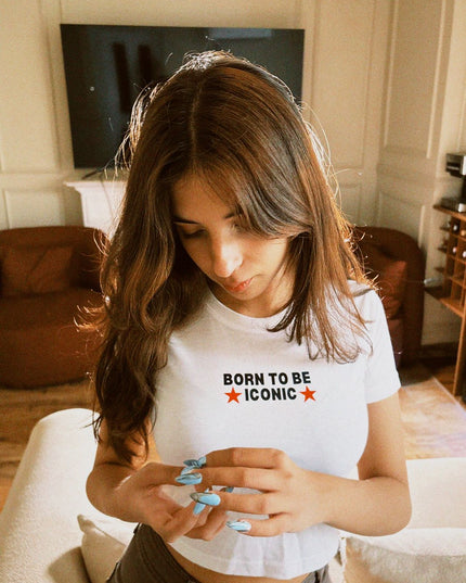 Born To Be Iconic Baby Tee