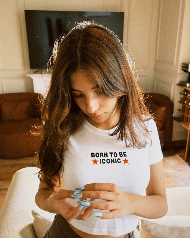 Born To Be Iconic Baby Tee