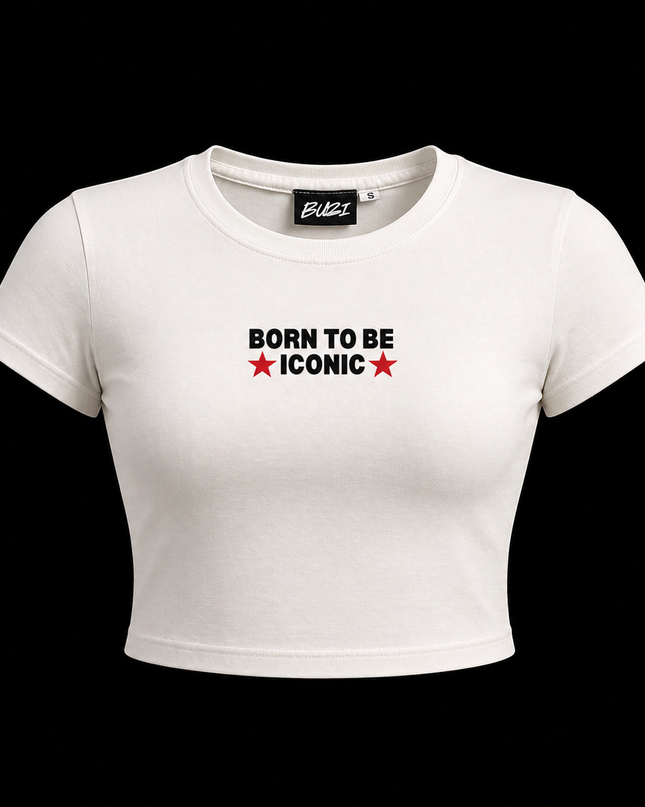 Born To Be Iconic Baby Tee